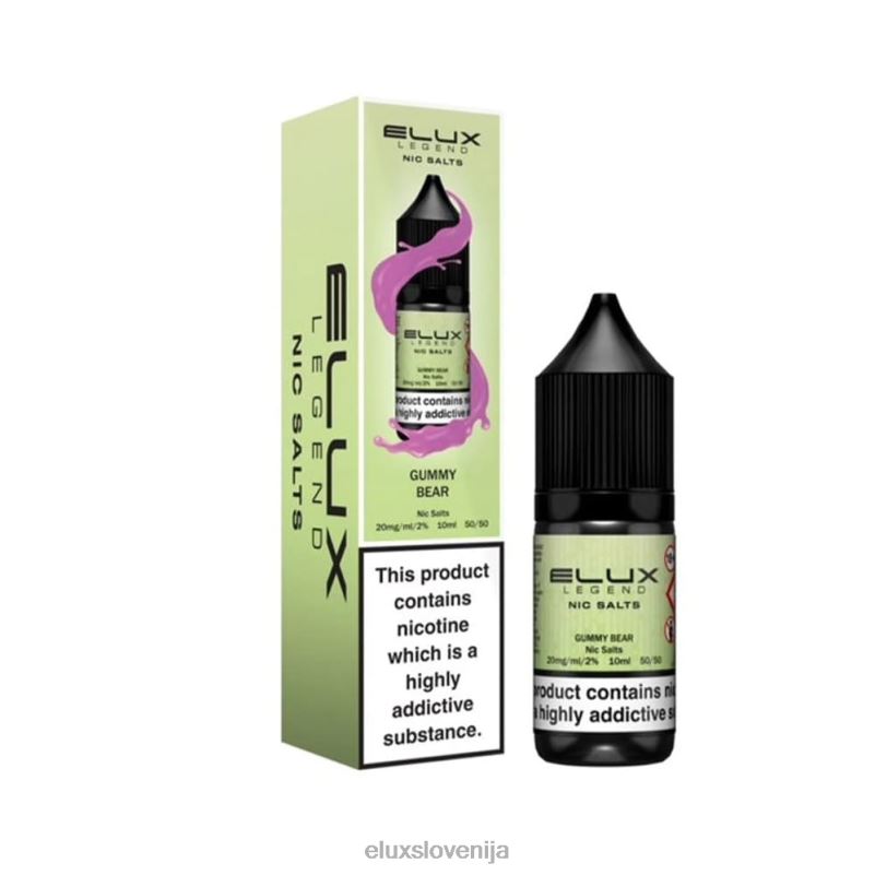 Elux Legend ničelne soli 10 ml | Elux Amazon HJ6RR13 gumijasti medvedek nic sol