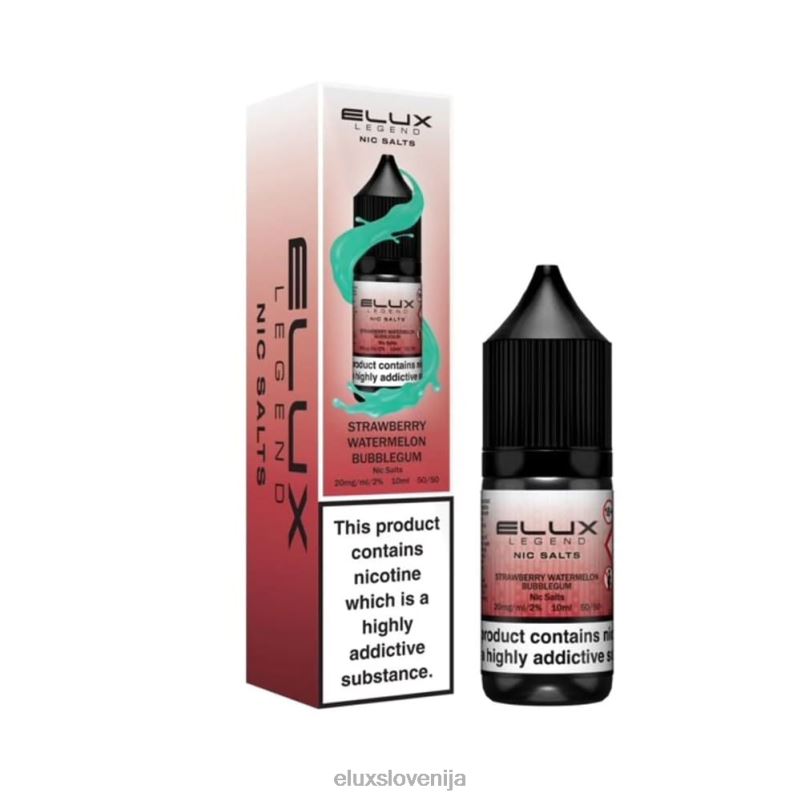 Elux Legend ničelne soli 10 ml | Elux Vape Flavours HJ6RR17 jagoda lubenica bubblegumi