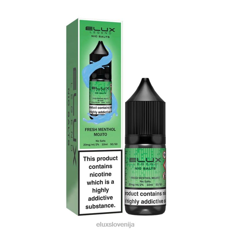 Elux Legend ničelne soli 10 ml | Elux Vape Near Me HJ6RR69 svež mentolov mojito