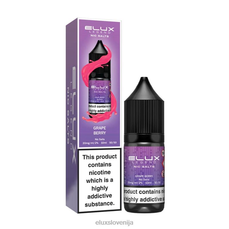 Elux Legend ničelne soli 10 ml | Elux Vape Price HJ6RR68 grozdna jagoda