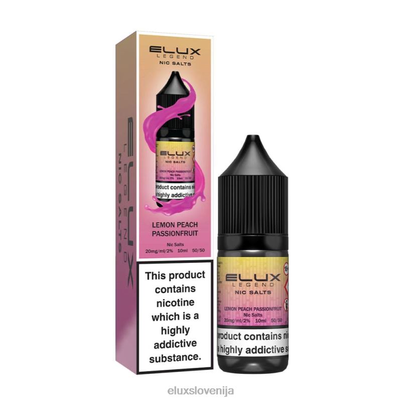 Elux Legend ničelne soli 10 ml | Elux Vape Review HJ6RR70 limona breskev pasijonka