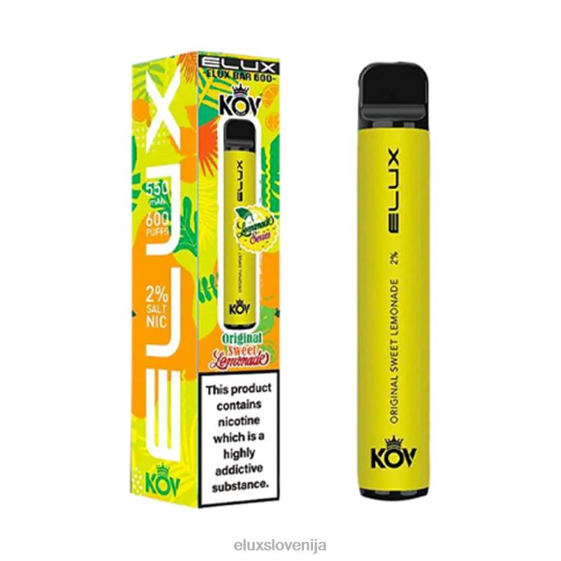 Elux Bar Lemonade Series originalni vape za enkratno uporabo | Elux Vape Price HJ6RR8 sladka limonada