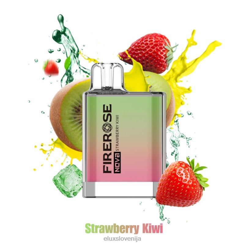 Elux Firerose Nova Vape za enkratno uporabo s 600 vpihi | Elux Ljubljana HJ6RR25 jagodni kivi
