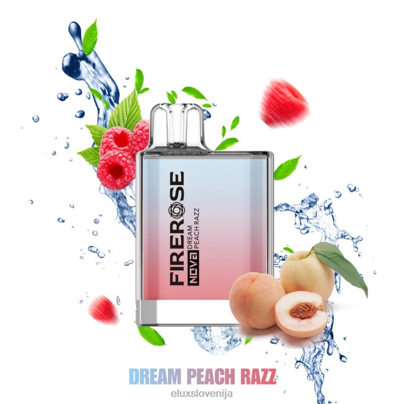 Elux Firerose Nova Vape za enkratno uporabo s 600 vpihi | Elux Store Slovenija HJ6RR112 sanjska breskev razz