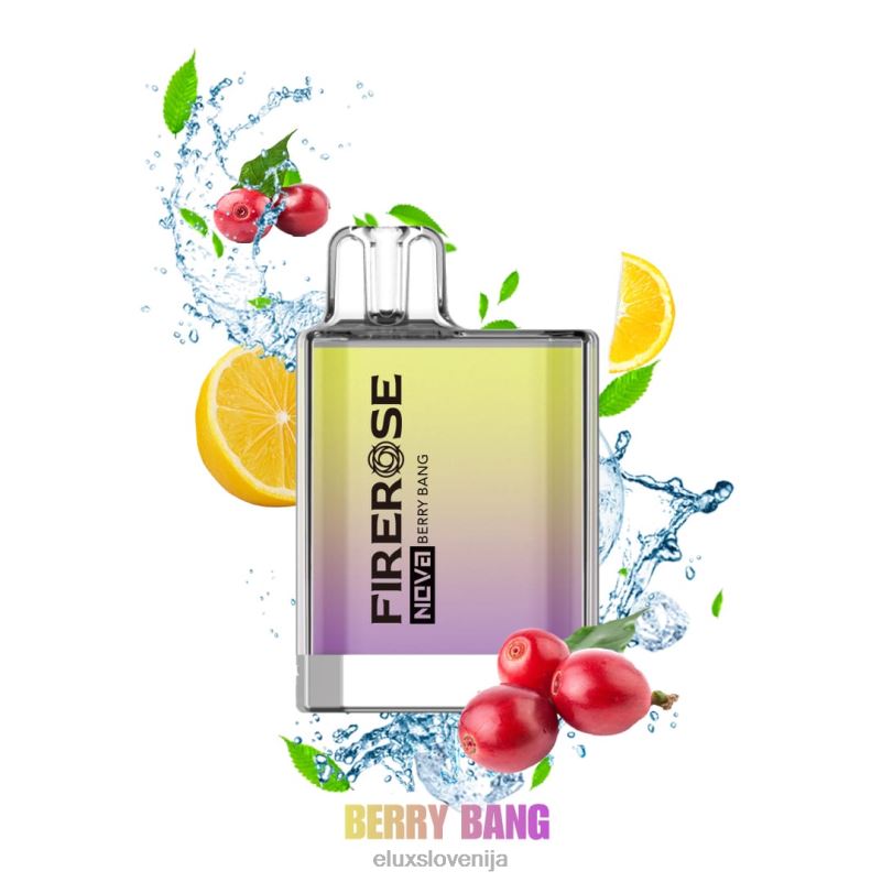Elux Firerose Nova Vape za enkratno uporabo s 600 vpihi | Elux Vape Price HJ6RR18 berry bang