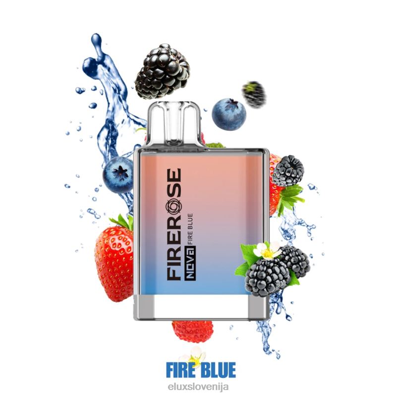 Elux Firerose Nova Vape za enkratno uporabo s 600 vpihi | Elux Vape Slovenija HJ6RR26 ognjeno modra