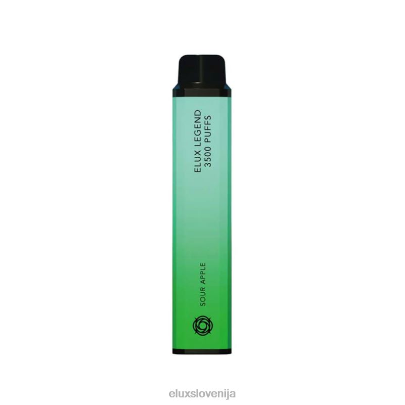 Elux Legend Vape za enkratno uporabo s 3500 vpihi | Elux Flavours Slovenija HJ6RR81 kislo jabolko